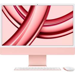 Apple iMac, 24-inch, M3 Chip, Built for Apple Intelligence, 8-Core CPU, 10-Core GPU, 8GB Unified Memory, 512GB SSD Storage