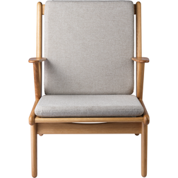 FDB Møbler J53 Oiled Oak-Light Grey Fåtölj