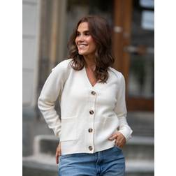 Selected Femme Cardigan slfAna LS Knit Cardigan Beige