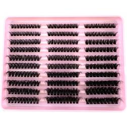 Shein D Fluffy Lash Clusters DDD Eyelash Clusters Thick Cluster Eyelash Extensions CD Curl Lashes Clusters Pcs Individual Lashes MM Wispy Cluster Lashes