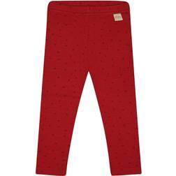 Petit Piao Modal Dot Leggings - Chili Pepper Dot