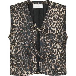 Neo Noir Crissa Leo Vest - Leopard