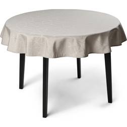 Nordstrand Home Jacquardvävd Bordsduk Beige (180x180cm)
