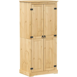 vidaXL Corona Natural Wardrobe 76x170cm