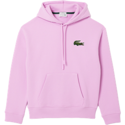 Lacoste Loose Fit Fleece Hoodie - Pink