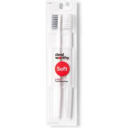Dealworthy Basic Manual Toothbrush Soft 2ct Dealworthy™
