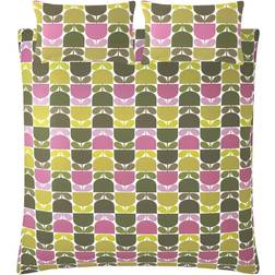 Orla Kiely Multi Block Stem Duvet Cover Pink, Green (230x220cm)