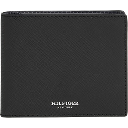 Tommy Hilfiger Leather Credit Card And Coin Wallet - Black