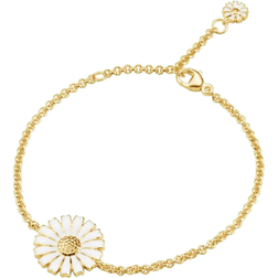 Georg Jensen Daisy Bracelet - Gold/White