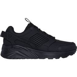 Skechers Boy's Uno Lite Grid Lock - Black