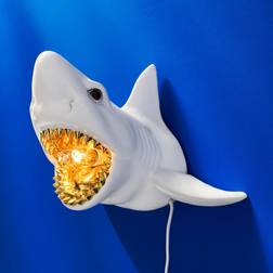 WERNS Hai Sharky Shark, weiß-gold, Original Wandlampe