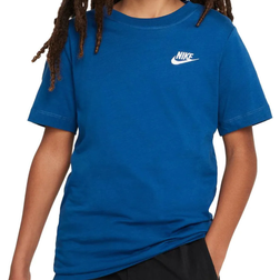 Nike Older Kid's Sportswear T-shirt - Blue/White (AR5254-476)