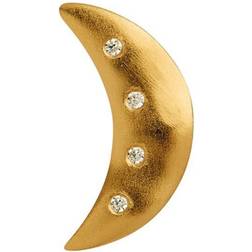 Stine A Bella Moon Earring - Gold/Transparent