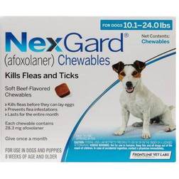 Nexgard Chewables for Medium Dogs 10.1-24lbs 6-pack