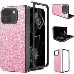 Eiderwood Faux Leather Glitter Cover for Google Pixel 9 Pro Fold 5G