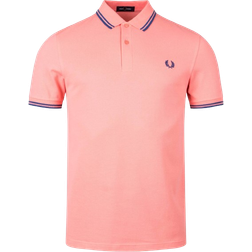 Fred Perry The Twin Tipped Short Sleeve T-shirt - Crlheat/Shdcobal