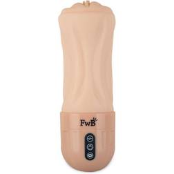 Friend with Benefits Masturbator Vibration und Saugfunktion Beige