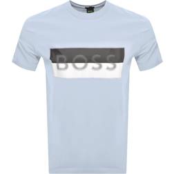 HUGO BOSS Split Logo T-shirt - Smoke Blue