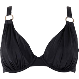 Pour Moi Samoa Non Padded Underwired Bikini Top - Black