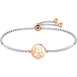 Nomination Milleluci Pisces Zodiac Bracelet - Rose Gold/Silver/Transparent