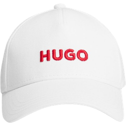 HUGO BOSS Twill Logo Cap - White