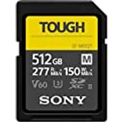 Sony SF-M512T Flash-minneskort 512 GB Video Class V60 UHS-II U3 Class10 SDXC UHS-II