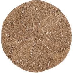 Dixie Esther Star Carpet Ø120 cm Natural Beige, Natural cm