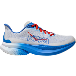 Hoka Mach 6 Femme - White/Virtual Blue