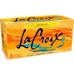 Lacroix water sparkling tangerine 8pack 12fl oz 8pcs 1pack