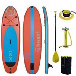 Free Spirit Freespirit Dagon 9ft Inflatable Stand-up Paddle Board Package Watersports Red