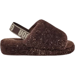 UGG Fluff Yeah Metallic Sparkle - Burnt Cedar