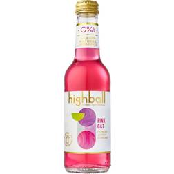 Highball Pink G&T Non Alcoholic Cocktail 0% 25 cl