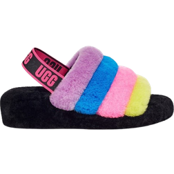 UGG Fluff Yeah - Black/Taffy Pink/Multi