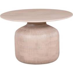 Indian Hub Valencia Natural Coffee Table 80cm