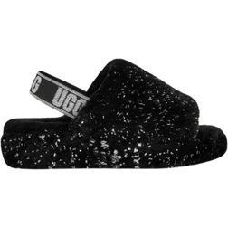 UGG Fluff Yeah Metallic Sparkle - Black