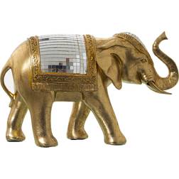 Alexandra House Living Elephant Golden/Silver Prydnadsfigur 20cm