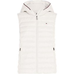 Tommy Hilfiger Lightweight Down Hooded Vest - Ancient White