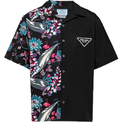 Prada Short Sleeved Cotton Shirt - Black