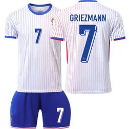 UEFA France 2024 National Team Shirt Football Jersey European Championship Edition Home Set No. 7 GRIEZMANN Sockless 28