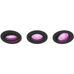 Philips Hue Centura Black Spotlight 3stk