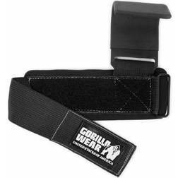 Gorilla Wear Weight Lifting Hooks - Black/White