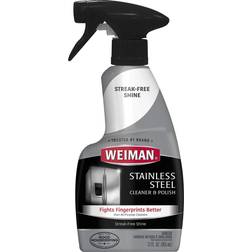 Weiman Stainless Steel Cleaner and Polish Trigger Spray Streak-less Shine 12fl oz