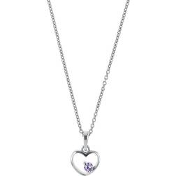 FAVS Little Friends Necklace - Silver/Purple