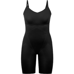 Spanx Invisible Mid-Thigh Bodysuit - Very Black