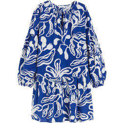 H&M Dress - Blue/White Patterned