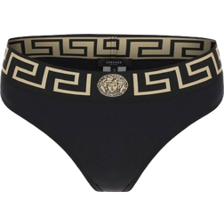 Versace Greca Band Bikini Bottom - Black