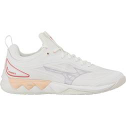 Mizuno Wave Luminous W inomhusskor White/Aleutian/Cloud Pink Dam