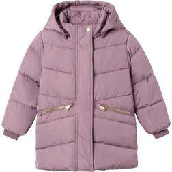 Name It Toddler's Long Puffed Jacket - Grape Shake (13230983)