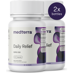 Medterra Daily Relief CBD Isolate Capsules (100mg) 30