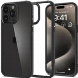 Spigen iPhone 16 Pro Max Ultra Hybrid Case Matt Svart